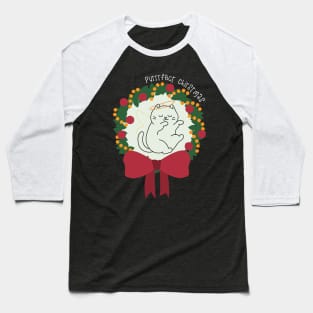 Purrrfect Christmas Baseball T-Shirt